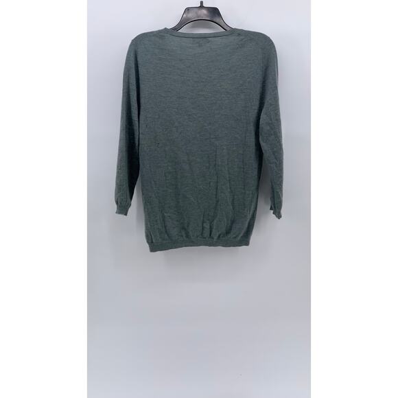 ERIC BOMPARD Men's Gray Cashmere Crewneck Knit Pullover Classic Sweater SZ M - Picture 2 of 11